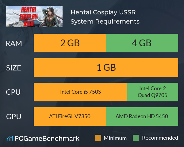 Hentai Cosplay USSR System Requirements PC Graph - Can I Run Hentai Cosplay USSR Hentai Cosplay USSR System Requirements PC Graph - Can I Run Hentai Cosplay USSR