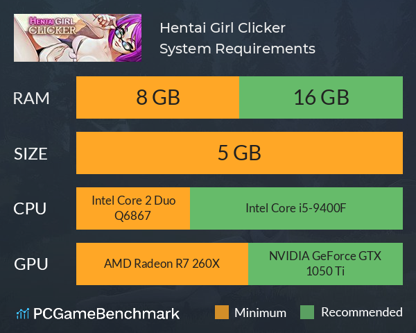 Hentai Girl Clicker System Requirements PC Graph - Can I Run Hentai Girl Clicker Hentai Girl Clicker System Requirements PC Graph - Can I Run Hentai Girl Clicker