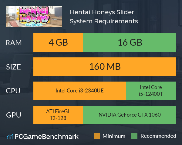 Hentai Honeys Slider System Requirements PC Graph - Can I Run Hentai Honeys Slider Hentai Honeys Slider System Requirements PC Graph - Can I Run Hentai Honeys Slider