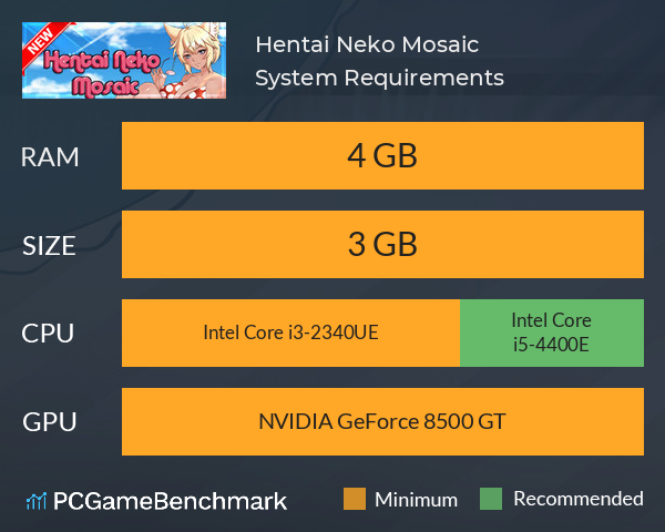Hentai Neko Mosaic! System Requirements PC Graph - Can I Run Hentai Neko Mosaic! Hentai Neko Mosaic! System Requirements PC Graph - Can I Run Hentai Neko Mosaic!