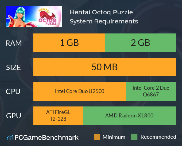 Hentai Octoq Puzzle System Requirements PC Graph - Can I Run Hentai Octoq Puzzle Hentai Octoq Puzzle System Requirements PC Graph - Can I Run Hentai Octoq Puzzle