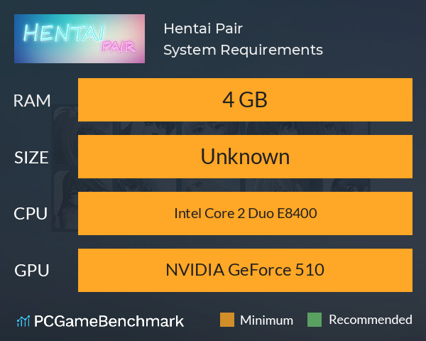 Hentai Pair System Requirements PC Graph - Can I Run Hentai Pair Hentai Pair System Requirements PC Graph - Can I Run Hentai Pair