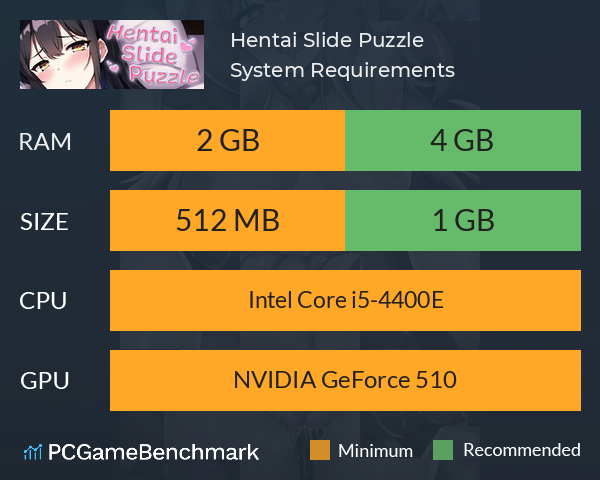 Hentai Slide Puzzle System Requirements PC Graph - Can I Run Hentai Slide Puzzle