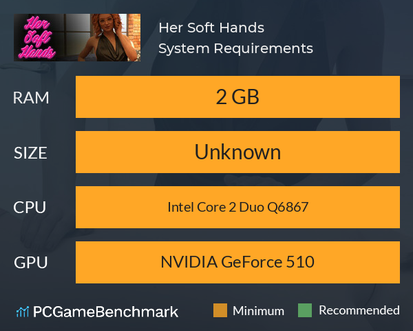 Her Soft Hands System Requirements PC Graph - Can I Run Her Soft Hands Her Soft Hands System Requirements PC Graph - Can I Run Her Soft Hands