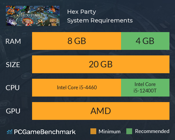 Hex Party System Requirements PC Graph - Can I Run Hex Party Hex Party System Requirements PC Graph - Can I Run Hex Party