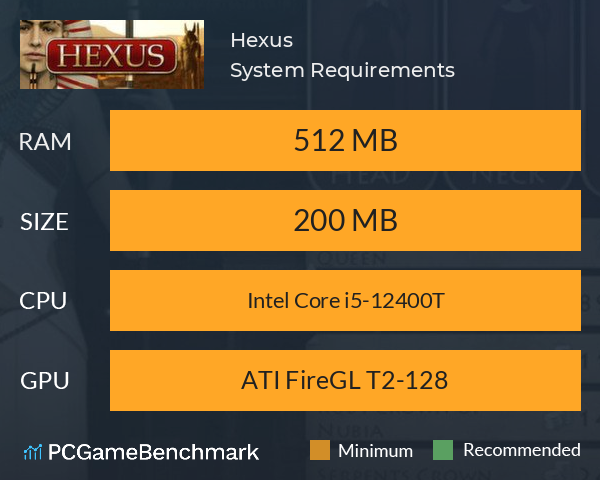 Hexus System Requirements PC Graph - Can I Run Hexus Hexus System Requirements PC Graph - Can I Run Hexus