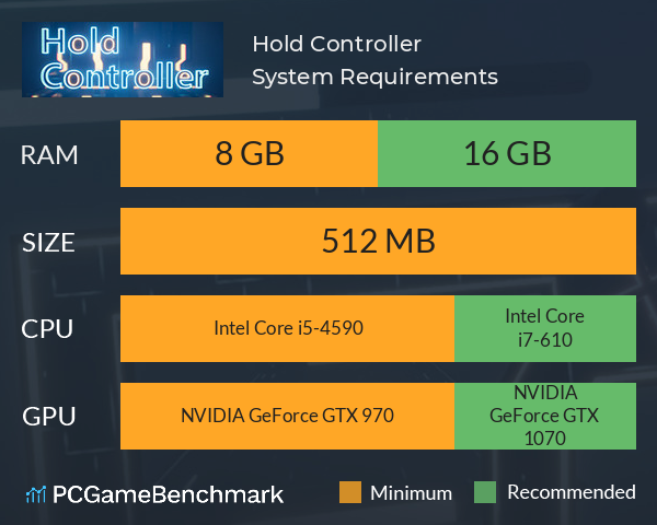 Hold Controller System Requirements PC Graph - Can I Run Hold Controller Hold Controller System Requirements PC Graph - Can I Run Hold Controller