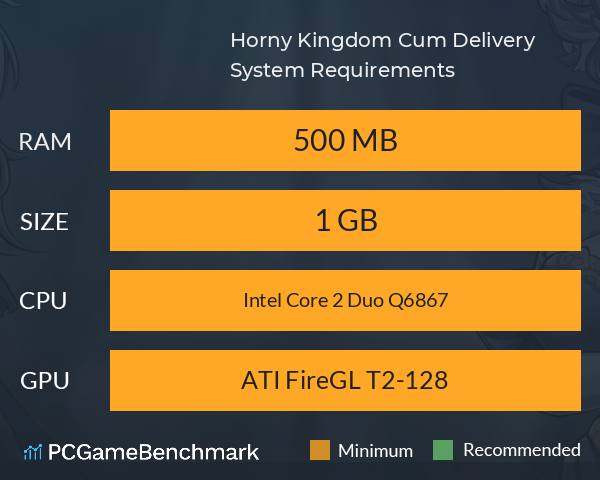 Horny Kingdom: Cum Delivery System Requirements PC Graph - Can I Run Horny Kingdom: Cum Delivery Horny Kingdom: Cum Delivery System Requirements PC Graph - Can I Run Horny Kingdom: Cum Delivery