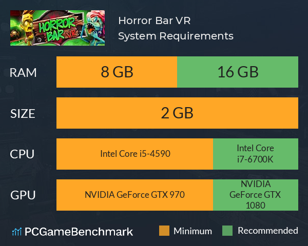 Horror Bar VR System Requirements PC Graph - Can I Run Horror Bar VR Horror Bar VR System Requirements PC Graph - Can I Run Horror Bar VR