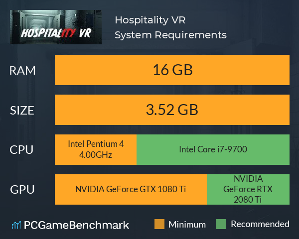 Hospitality VR System Requirements PC Graph - Can I Run Hospitality VR Hospitality VR System Requirements PC Graph - Can I Run Hospitality VR
