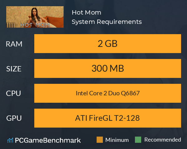 Hot Mom System Requirements PC Graph - Can I Run Hot Mom Hot Mom System Requirements PC Graph - Can I Run Hot Mom