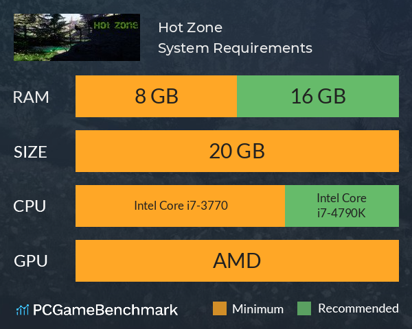 Hot Zone System Requirements PC Graph - Can I Run Hot Zone