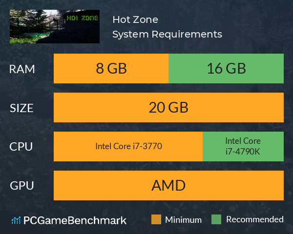 Hot Zone System Requirements PC Graph - Can I Run Hot Zone Hot Zone System Requirements PC Graph - Can I Run Hot Zone