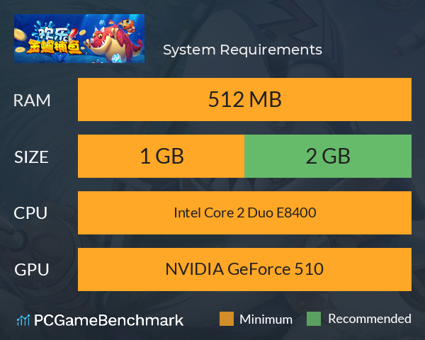 欢乐金蟾捕鱼 System Requirements PC Graph - Can I Run 欢乐金蟾捕鱼 欢乐金蟾捕鱼 System Requirements PC Graph - Can I Run 欢乐金蟾捕鱼