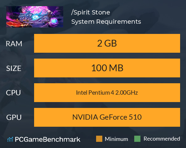 魂之石/Spirit Stone System Requirements PC Graph - Can I Run 魂之石/Spirit Stone