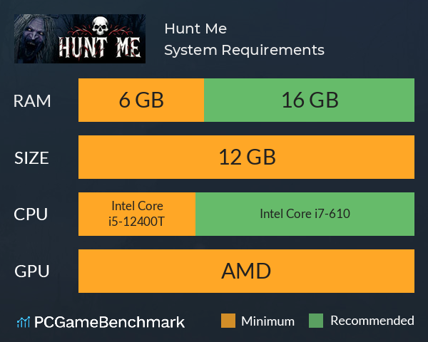 Hunt Me System Requirements PC Graph - Can I Run Hunt Me Hunt Me System Requirements PC Graph - Can I Run Hunt Me