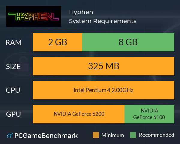 Hyphen System Requirements PC Graph - Can I Run Hyphen