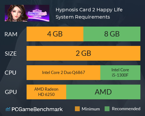 Hypnosis Card 2 Happy Life System Requirements PC Graph - Can I Run Hypnosis Card 2 Happy Life Hypnosis Card 2 Happy Life System Requirements PC Graph - Can I Run Hypnosis Card 2 Happy Life