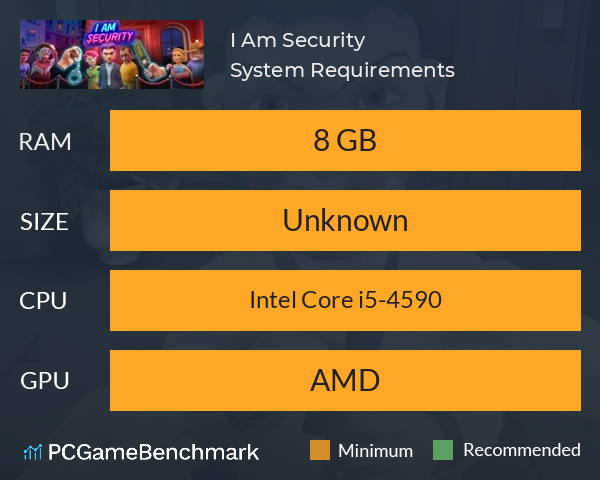 I Am Security System Requirements PC Graph - Can I Run I Am Security I Am Security System Requirements PC Graph - Can I Run I Am Security