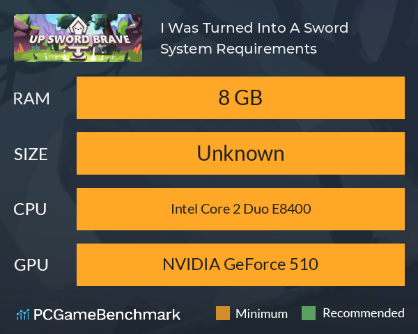 I Was Turned Into A Sword System Requirements PC Graph - Can I Run I Was Turned Into A Sword I Was Turned Into A Sword System Requirements PC Graph - Can I Run I Was Turned Into A Sword