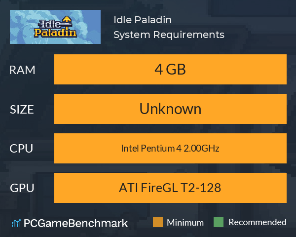 Idle Paladin System Requirements PC Graph - Can I Run Idle Paladin Idle Paladin System Requirements PC Graph - Can I Run Idle Paladin