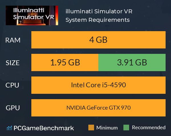 illuminati Simulator VR System Requirements PC Graph - Can I Run illuminati Simulator VR illuminati Simulator VR System Requirements PC Graph - Can I Run illuminati Simulator VR