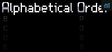 Can I Run Alphabetical Order?