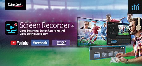 Cyberlink Screen Recorder 4  - Record your games, RPG, car game, shooting gameplay - Game Recording and Streaming Software PC Specs