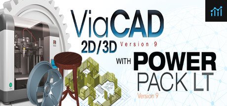 Punch! ViaCAD 2D/3D v9 + 3D Printing PowerPack LT PC Specs