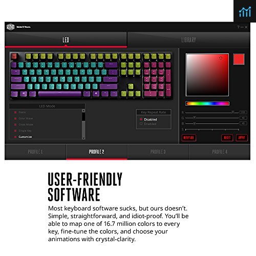 Cooler Master MasterKeys Pro L RGB Mechanical review - gaming keyboard tested
