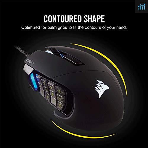 Corsair Scimitar PRO USB Optical 1600DPI Right-hand review - gaming mouse tested