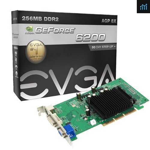 EVGA 256-A8-N401-LR e-GeForce 6200 AGP 256 MB DDR2 review