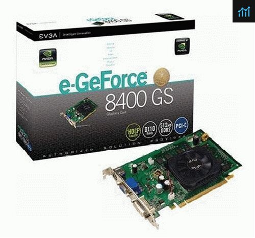 EVGA 512-P2-N738-LR GeForce 8400 GS 512MB DDR2 PCI-Express 1.0 review - graphics card tested