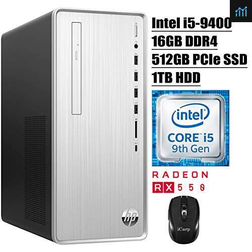 HP Pavilion 2020 Premium Gaming Desktop Computer 9th Gen Intel Hexa-Core i5-9400 review - gaming pc tested