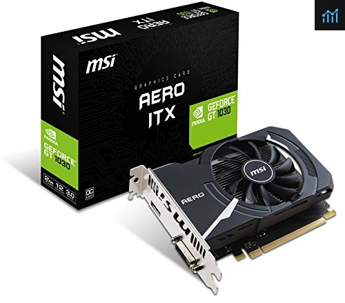 MSI Single Fan Short Foundation with graphics cards GeForce GT 1030 aero ITX review