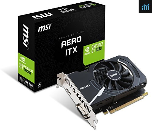 MSI Single Fan Short Foundation with graphics cards GeForce GT 1030 aero ITX review - graphics card tested