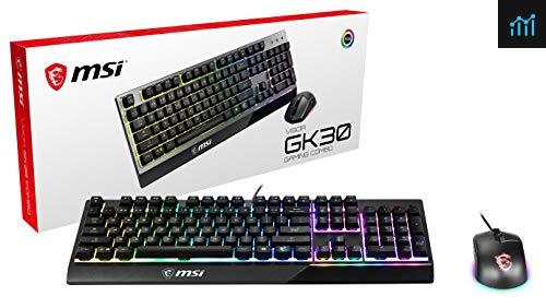 MSI Vigor Backlit RGB Dedicated Hotkeys Anti-Ghosting Mechanical Feel Review