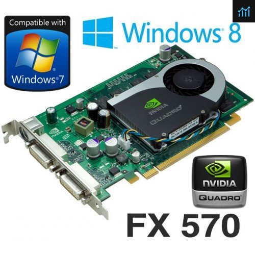 NVIDIA FX 570 nVidia Quadro FX 570 256MB PCI-Express Dual DVI