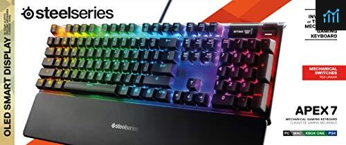 SteelSeries Apex 7 Mechanical review - gaming keyboard tested