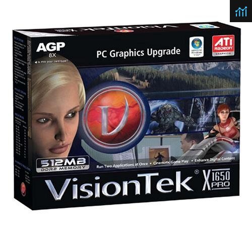 VisionTek Radeon X1650 PRO 512MB AGP Review
