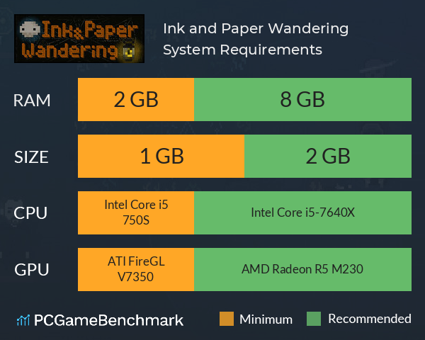 Ink and Paper: Wandering System Requirements PC Graph - Can I Run Ink and Paper: Wandering Ink and Paper: Wandering System Requirements PC Graph - Can I Run Ink and Paper: Wandering