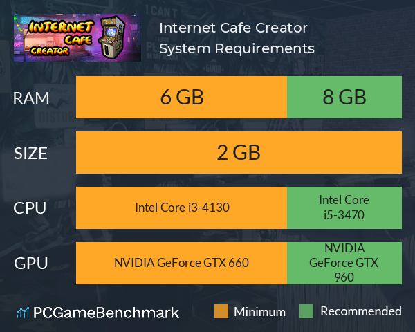 Internet Cafe Creator System Requirements PC Graph - Can I Run Internet Cafe Creator Internet Cafe Creator System Requirements PC Graph - Can I Run Internet Cafe Creator