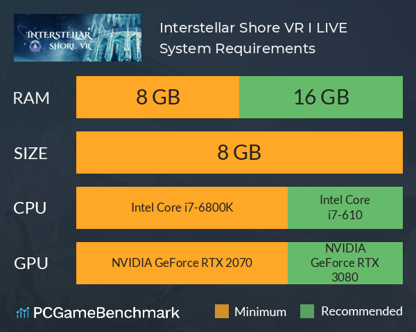 Interstellar Shore VR: I LIVE System Requirements PC Graph - Can I Run Interstellar Shore VR: I LIVE Interstellar Shore VR: I LIVE System Requirements PC Graph - Can I Run Interstellar Shore VR: I LIVE