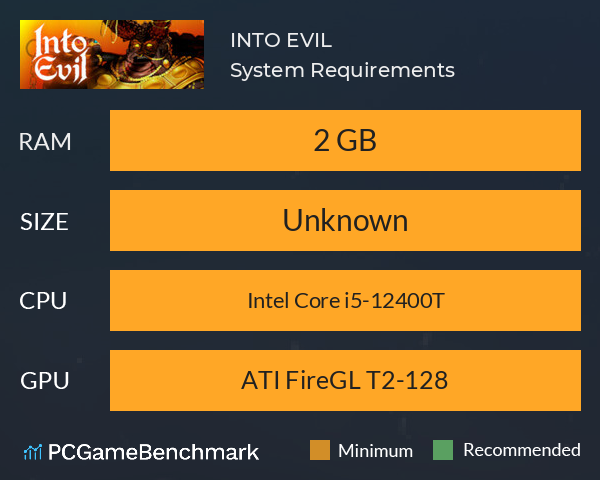 INTO EVIL System Requirements PC Graph - Can I Run INTO EVIL INTO EVIL System Requirements PC Graph - Can I Run INTO EVIL