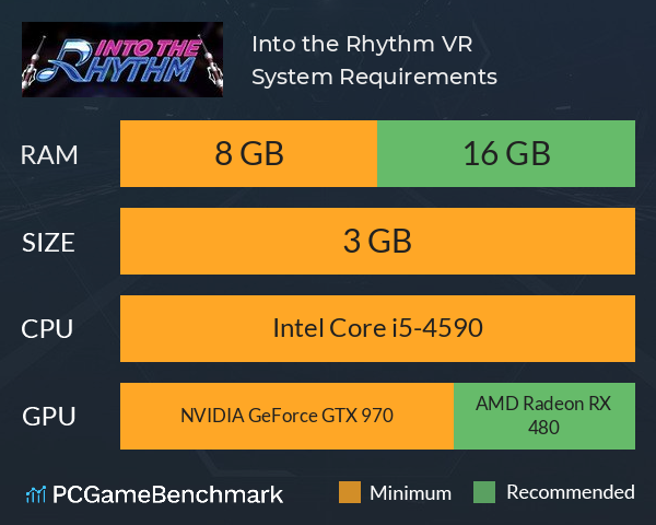 Into the Rhythm VR System Requirements PC Graph - Can I Run Into the Rhythm VR Into the Rhythm VR System Requirements PC Graph - Can I Run Into the Rhythm VR