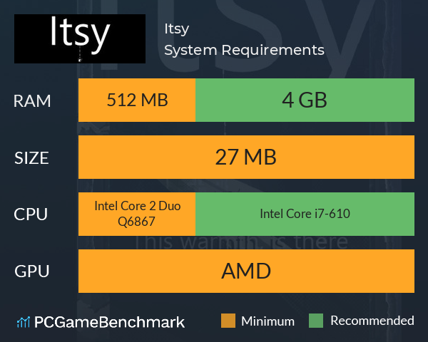 Itsy System Requirements PC Graph - Can I Run Itsy Itsy System Requirements PC Graph - Can I Run Itsy