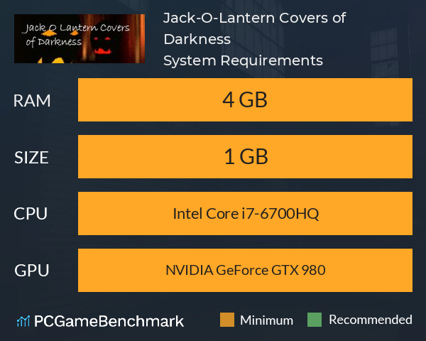 Jack-O-Lantern Covers of Darkness System Requirements PC Graph - Can I Run Jack-O-Lantern Covers of Darkness
