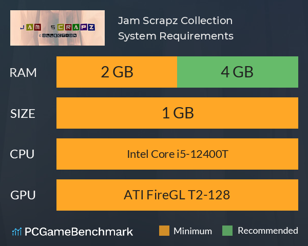 Jam Scrapz Collection System Requirements PC Graph - Can I Run Jam Scrapz Collection