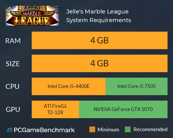 Jelle's Marble League System Requirements PC Graph - Can I Run Jelle's Marble League Jelle's Marble League System Requirements PC Graph - Can I Run Jelle's Marble League