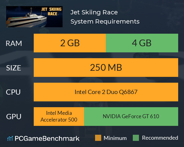 Jet Skiing Race System Requirements PC Graph - Can I Run Jet Skiing Race Jet Skiing Race System Requirements PC Graph - Can I Run Jet Skiing Race
